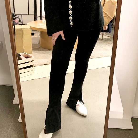 ❌SOLD❌ 🆕 ZARA BLACK HIGH-RISE LEGGING MEDIUM NWT - Picture 4 of 5